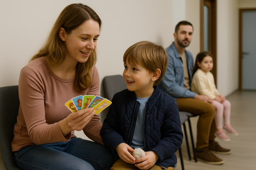 Чем занять ребёнка в приёмной: игры-ожидалки