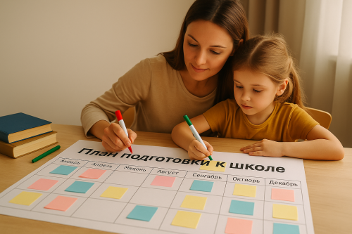 Как начать подготовку к школе за год: пошаговый план