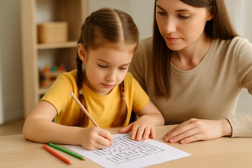 Графомоторные лабиринты: распечатки-тренажёры