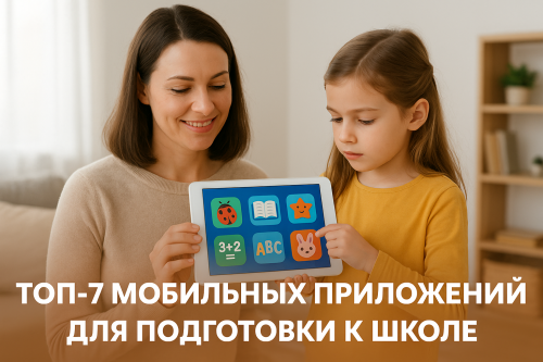 ТОП-7 мобильных приложений для подготовки к школе