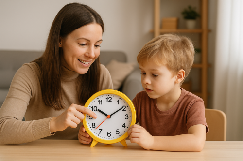 Как объяснить время на часах детям 5–6 лет