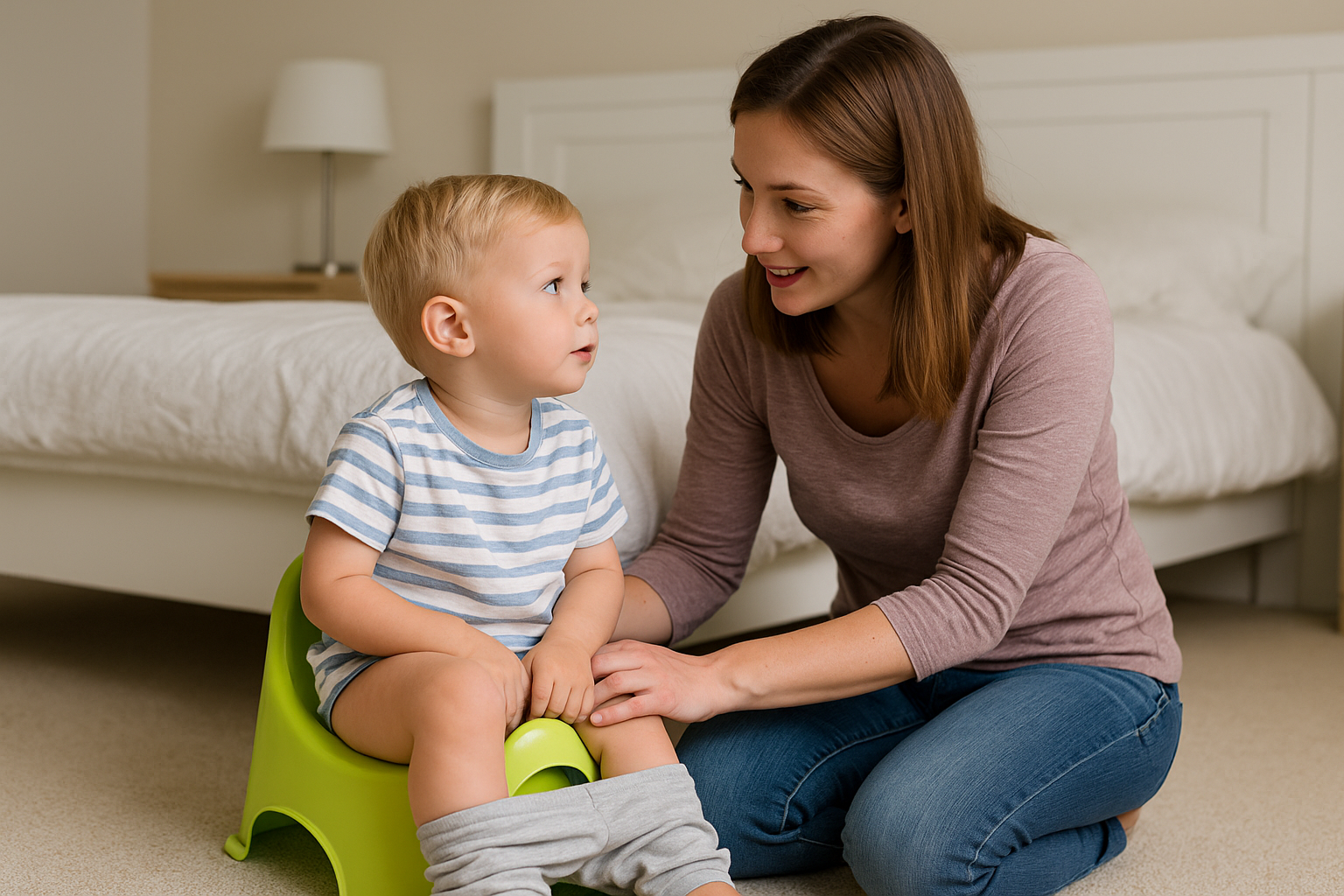 Как подружить ребёнка с горшком до садика