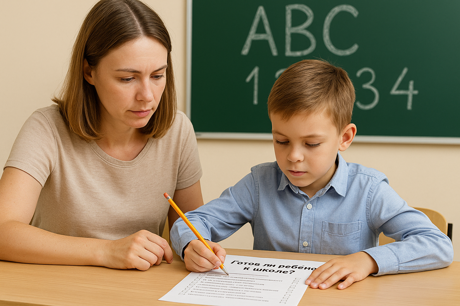 Готов ли ребёнок к школе? Экспресс-тест для родителей
