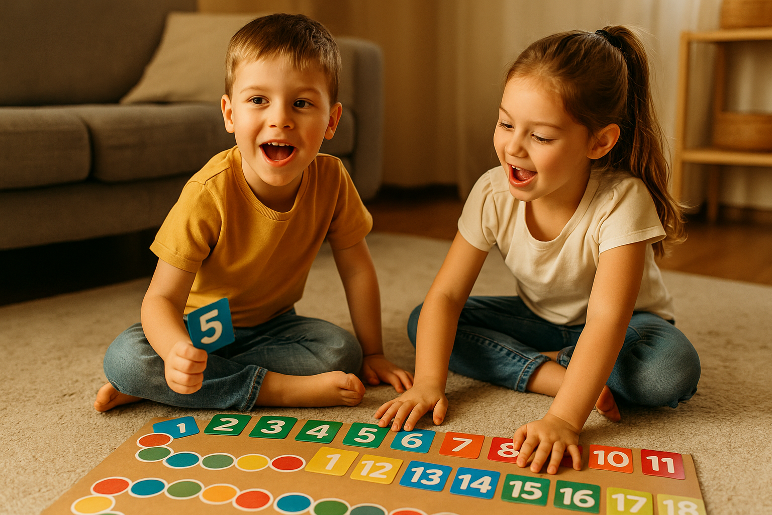 15 весёлых игр, которые учат считать до 20