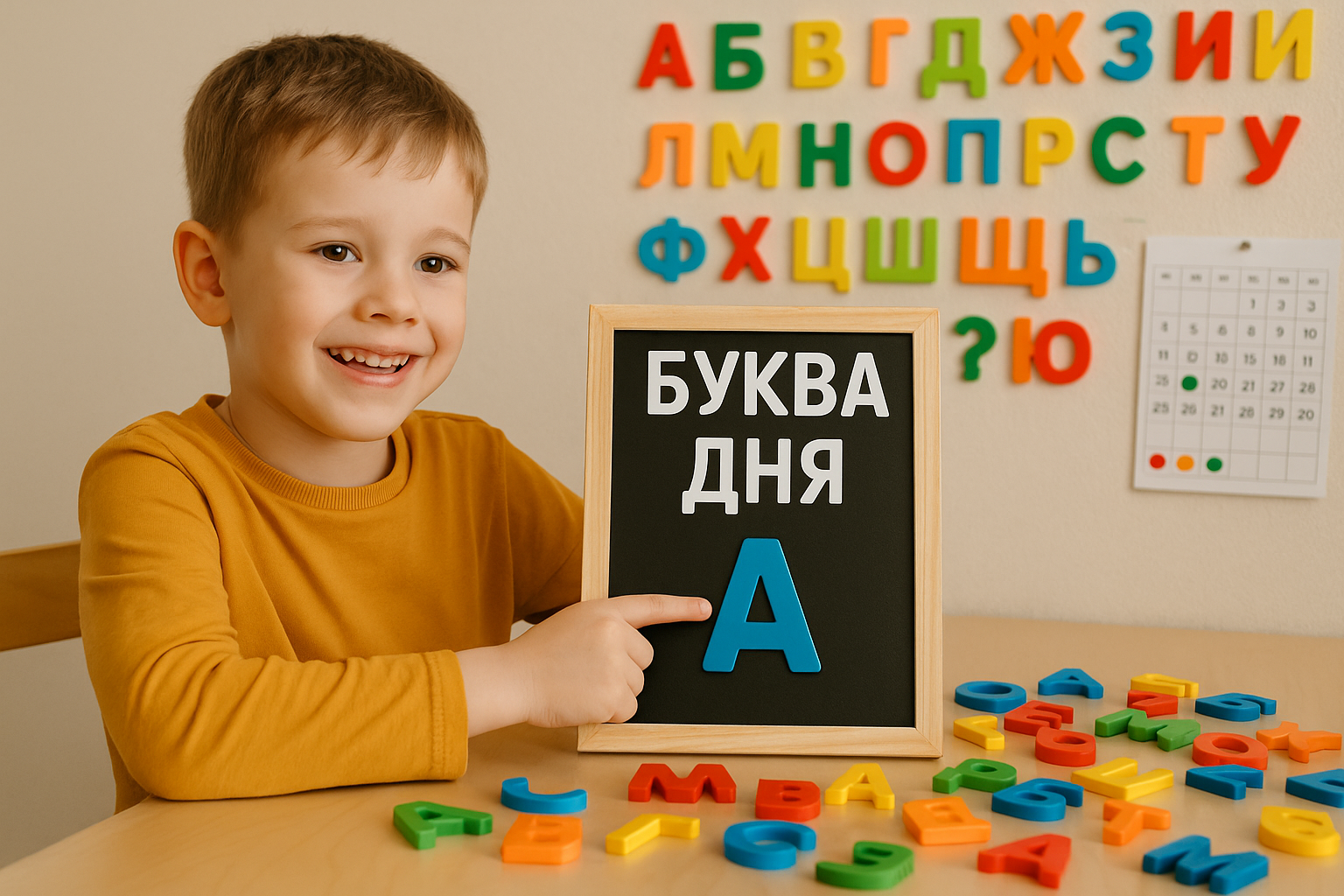 Учим буквы за месяц: методика “Буква дня”