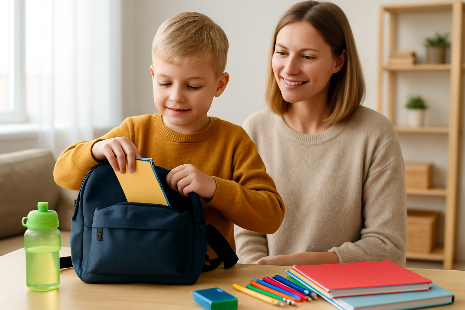 Чек-лист «Школьный портфель дошкольника»