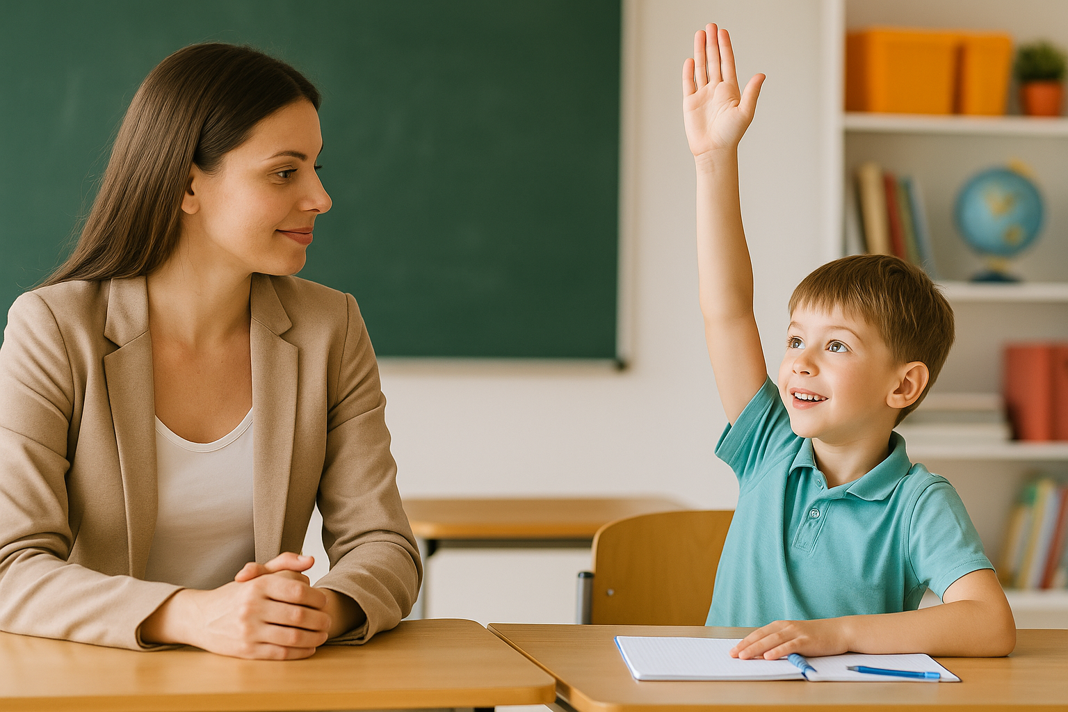 Как научить ребёнка задавать вопросы учителю