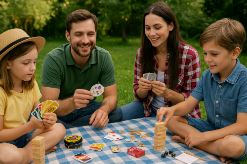 7 настольных игр, которые берут с собой в сад