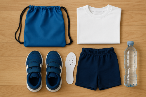 Фото-чек-лист: идеальная сменка для спортзала в саду