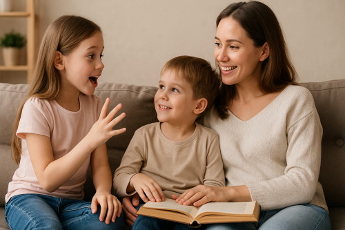 Как научить ребёнка пересказывать сказку