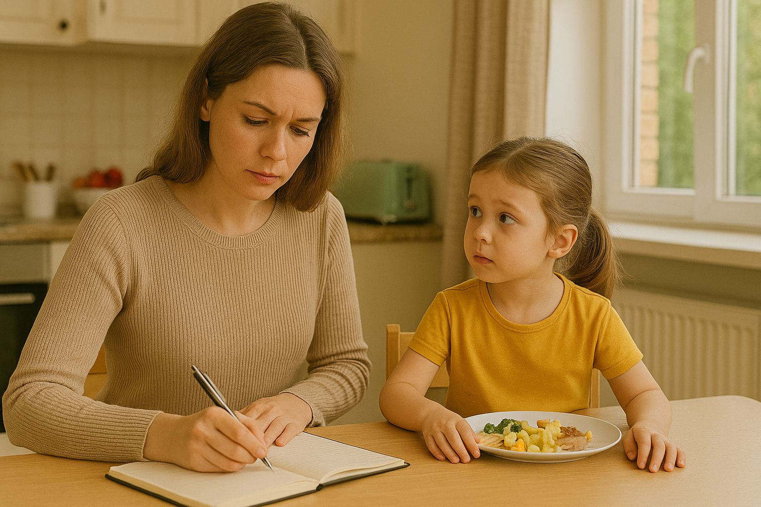Дневник питания: отслеживаем аллергию после садовых обедов