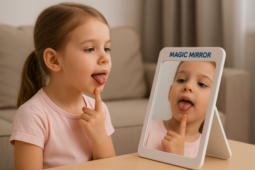 Техника «волшебное зеркало» для правильной артикуляции