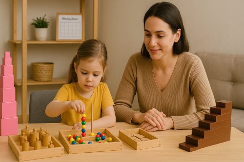 Монтессори дома: стартовый набор и план занятий на неделю