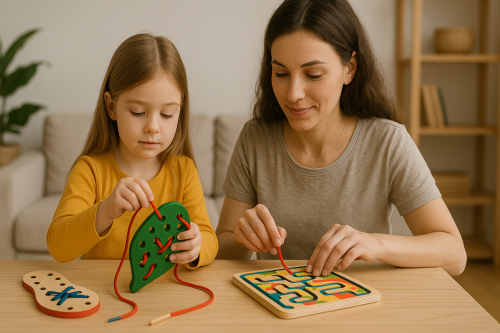 Шнуровки и лабиринты: дешёвые аналоги брендовых игрушек