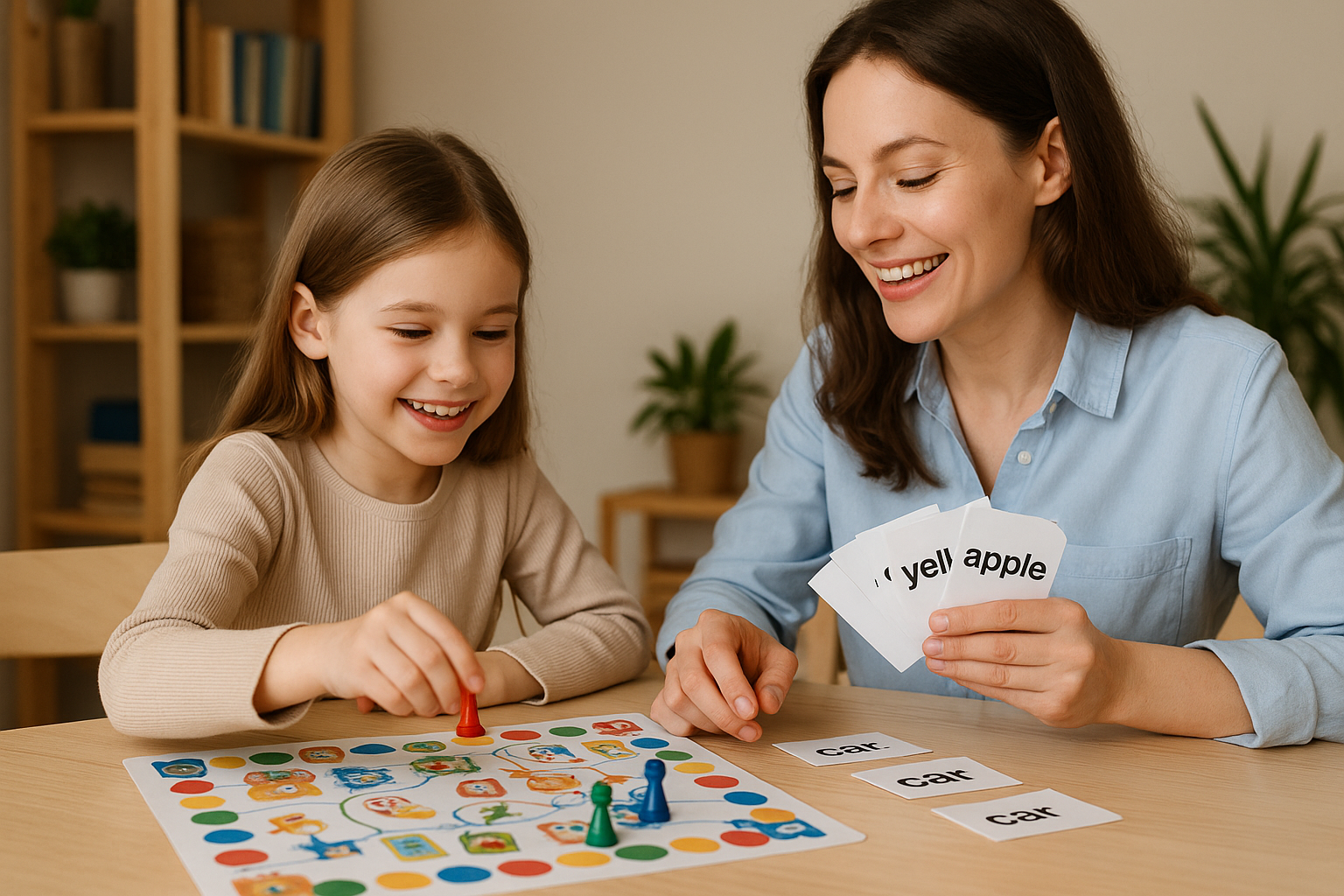 Настольные игры, учим английский играя