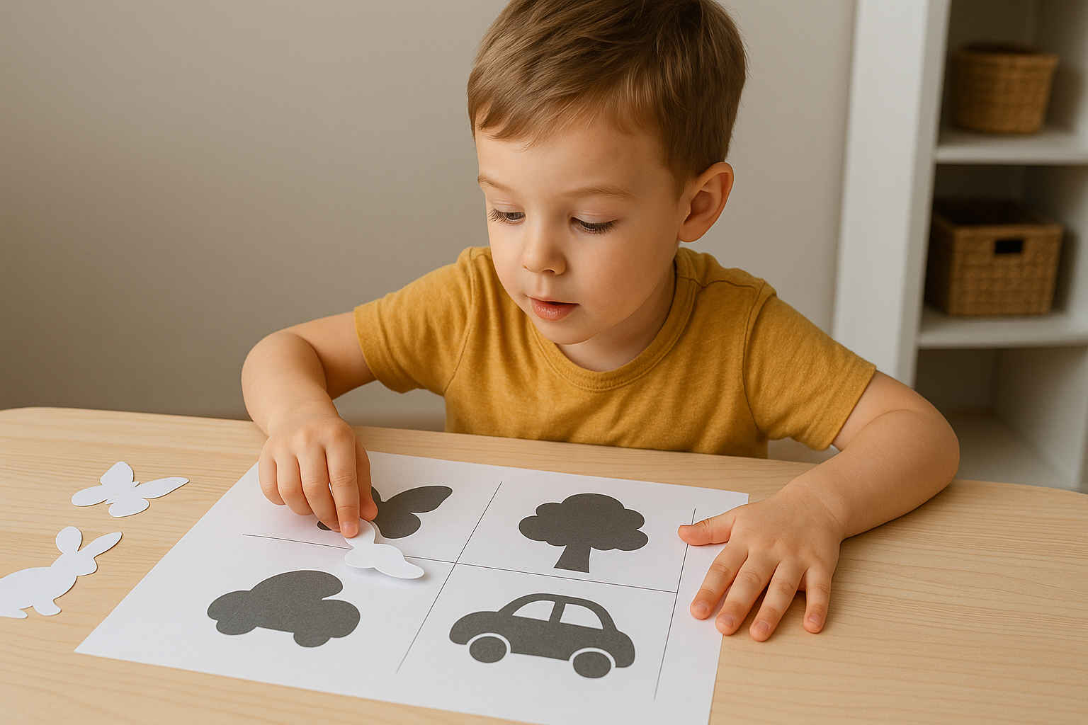 Игры с бумажными тенями: развиваем пространственное мышление