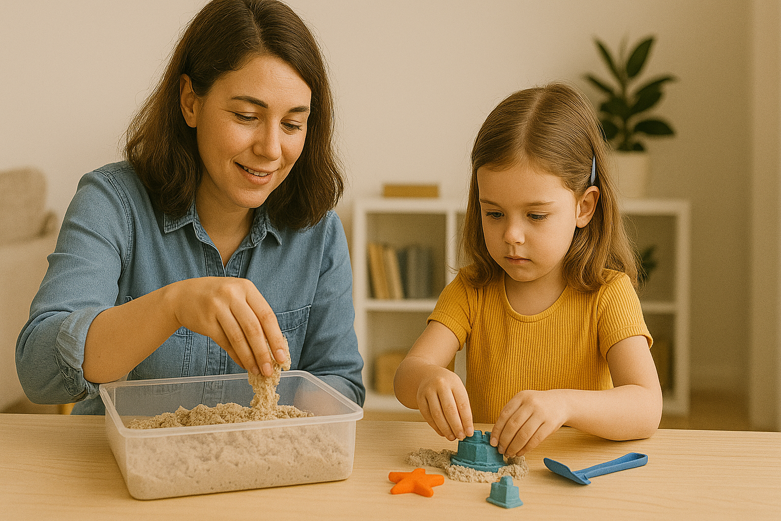 Песочная терапия: развиваем тактильные ощущения